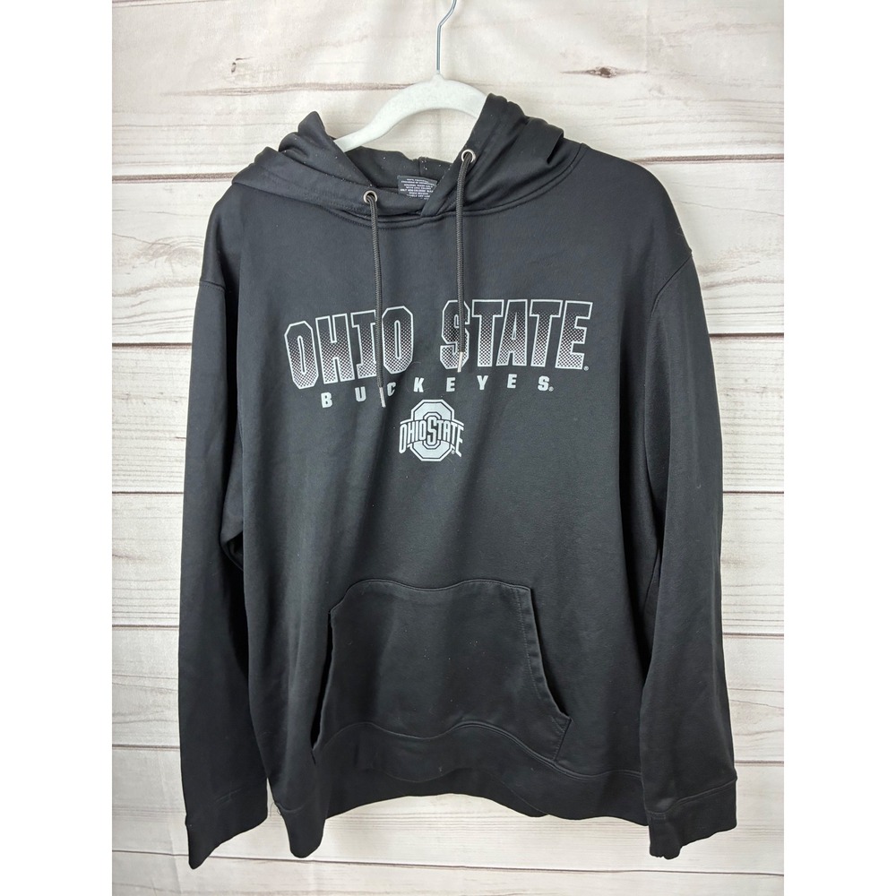 Colosseum Ohio State Buckeyes Hoodie Mens XL Black Polyester Sweatshirt NCAA